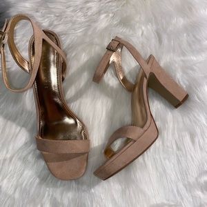 Blush Platform sandals size 9.5